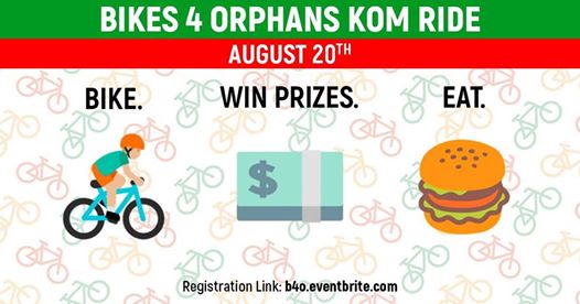 Bikes 4 Orphans BBQ and KOM Ride