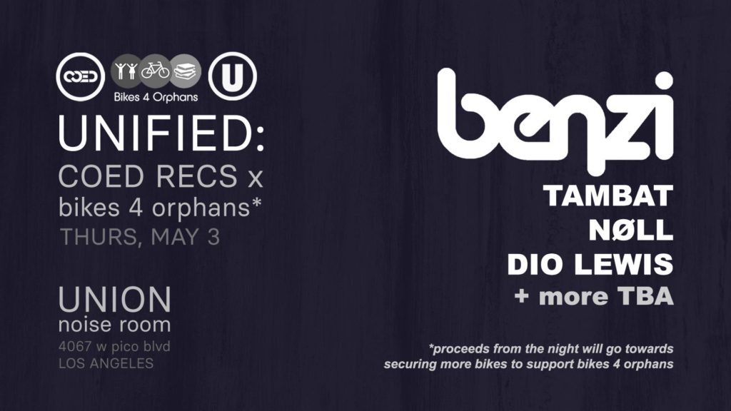 Bikes 4 Orphans is partnering with Coed Recs to host a benefit concert on May 3rd. Coed Recs is a collegiate record label, started by studen...