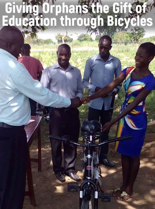 #FlashbackFriday to the time we donated bicycles to the Ebenezer Children’s Ministry Orphanage in Kibuku, Uganda!
 Donate here: 