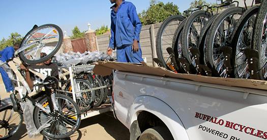 Youth-led effort donates new bicycles to orphans in Zimbabwe