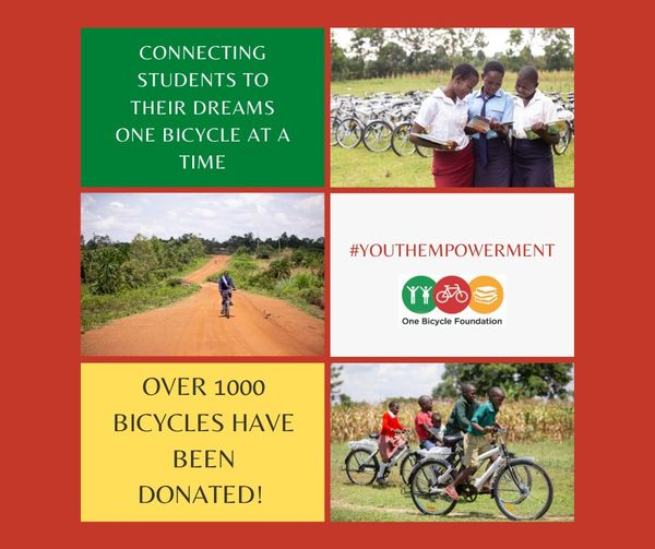 #youthempowerment #BicyclesChangeLives #powerofbicycles...